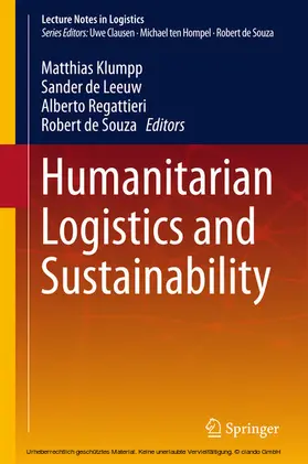 Klumpp / de Leeuw / Regattieri | Humanitarian Logistics and Sustainability | E-Book | sack.de