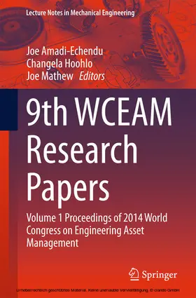 Amadi-Echendu / Hoohlo / Mathew | 9th WCEAM Research Papers | E-Book | sack.de