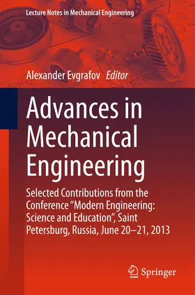 Evgrafov |  Advances in Mechanical Engineering | eBook | Sack Fachmedien