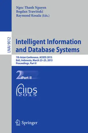 Nguyen / Trawinski / Trawinski | Intelligent Information and Database Systems | E-Book | sack.de