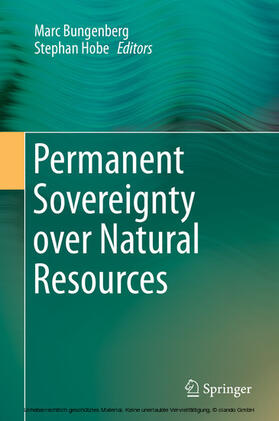 Bungenberg / Hobe | Permanent Sovereignty over Natural Resources | E-Book | sack.de