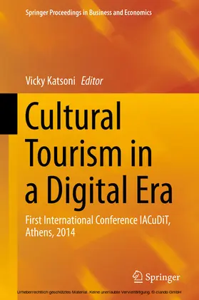 Katsoni | Cultural Tourism in a Digital Era | E-Book | www.sack.de