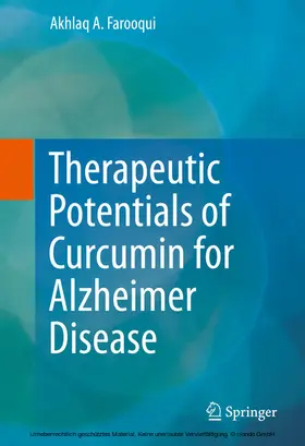 Farooqui | Therapeutic Potentials of Curcumin for Alzheimer Disease | E-Book | www.sack.de