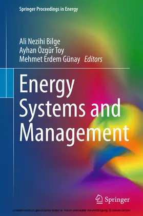 Bilge / Toy / Günay | Energy Systems and Management | E-Book | sack.de