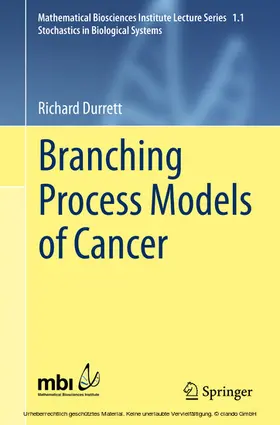 Durrett |  Branching Process Models of Cancer | eBook | Sack Fachmedien