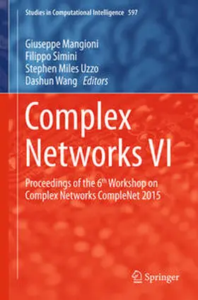 Mangioni / Simini / Uzzo | Complex Networks VI | E-Book | sack.de