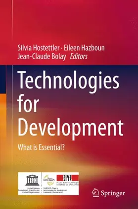 Hostettler / Bolay / Hazboun |  Technologies for Development | Buch |  Sack Fachmedien