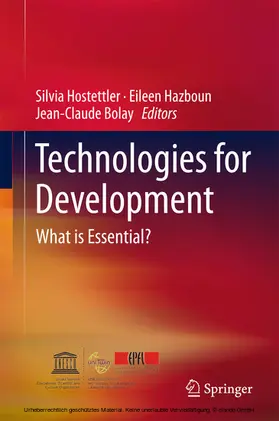 Hostettler / Hazboun / Bolay | Technologies for Development | E-Book | www.sack.de
