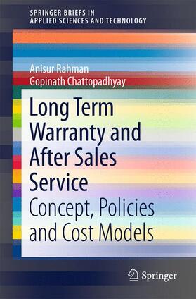 Chattopadhyay / Rahman |  Long Term Warranty and After Sales Service | Buch |  Sack Fachmedien