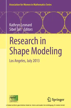 Leonard / Tari | Research in Shape Modeling | E-Book | sack.de