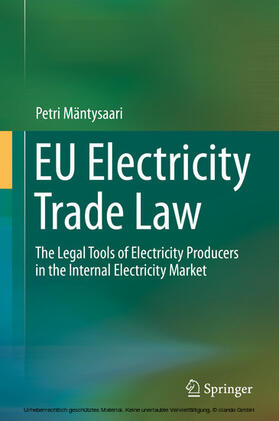 Mäntysaari | EU Electricity Trade Law | E-Book | sack.de