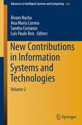 Rocha / Reis / Correia |  New Contributions in Information Systems and Technologies | Buch |  Sack Fachmedien