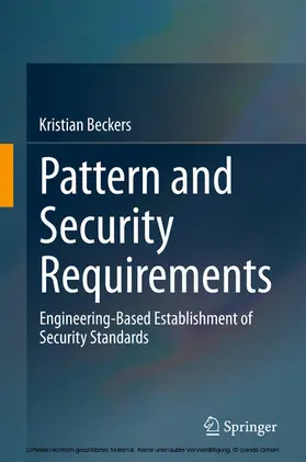Beckers | Pattern and Security Requirements | E-Book | www.sack.de