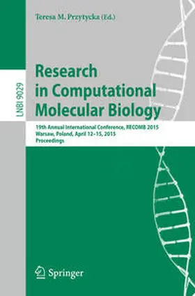 Przytycka | Research in Computational Molecular Biology | E-Book | sack.de