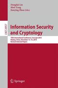 Lin / Zhou / Yung |  Information Security and Cryptology | Buch |  Sack Fachmedien