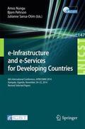 Nungu / Sansa-Otim / Pehrson |  e-Infrastructure and e-Services for Developing Countries | Buch |  Sack Fachmedien
