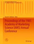 Malhotra |  Proceedings of the 1985 Academy of Marketing Science (AMS) Annual Conference | Buch |  Sack Fachmedien