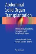 Ercolani / Pinna |  Abdominal Solid Organ Transplantation | Buch |  Sack Fachmedien
