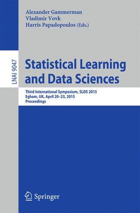 Gammerman / Papadopoulos / Vovk |  Statistical Learning and Data Sciences | Buch |  Sack Fachmedien