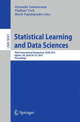 Gammerman / Papadopoulos / Vovk |  Statistical Learning and Data Sciences | Buch |  Sack Fachmedien