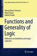 Benis-Sinaceur / Sandu / Panza |  Functions and Generality of Logic | Buch |  Sack Fachmedien
