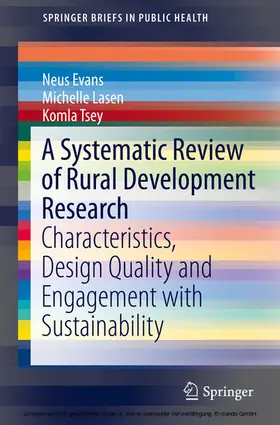 Evans / Lasen / Tsey | A Systematic Review of Rural Development Research | E-Book | sack.de