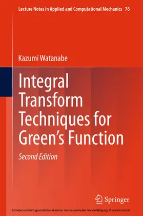 Watanabe | Integral Transform Techniques for Green's Function | E-Book | www.sack.de