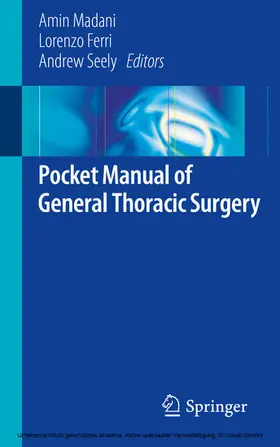 Madani / Ferri / Seely | Pocket Manual of General Thoracic Surgery | E-Book | www.sack.de