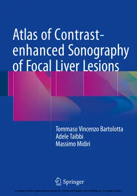 Bartolotta / Taibbi / Midiri |  Atlas of Contrast-enhanced Sonography of Focal Liver Lesions | eBook | Sack Fachmedien