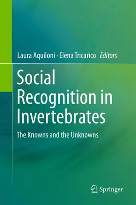 Tricarico / Aquiloni |  Social Recognition in Invertebrates | Buch |  Sack Fachmedien