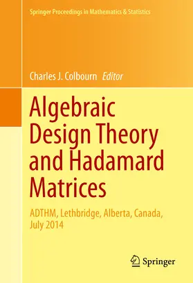 Colbourn | Algebraic Design Theory and Hadamard Matrices | E-Book | sack.de