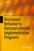Klöcker |  Resistance Behavior to National eHealth Implementation Programs | eBook | Sack Fachmedien