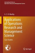 Murthy |  Applications of Operations Research and Management Science | Buch |  Sack Fachmedien