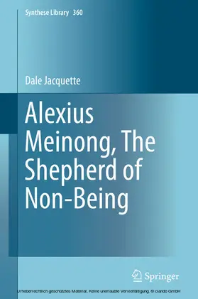 Jacquette | Alexius Meinong, The Shepherd of Non-Being | E-Book | www.sack.de