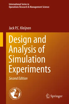 Kleijnen | Design and Analysis of Simulation Experiments | E-Book | sack.de