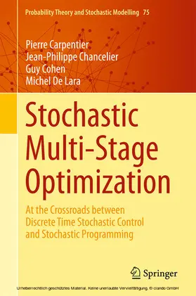 Carpentier / Chancelier / Cohen |  Stochastic Multi-Stage Optimization | eBook | Sack Fachmedien