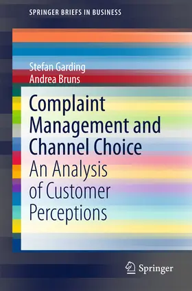 Garding / Bruns | Complaint Management and Channel Choice | E-Book | www.sack.de