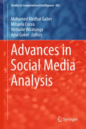 Gaber / Cocea / Wiratunga | Advances in Social Media Analysis | E-Book | sack.de