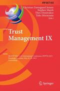 Damsgaard Jensen / Murayama / Marsh |  Trust Management IX | Buch |  Sack Fachmedien
