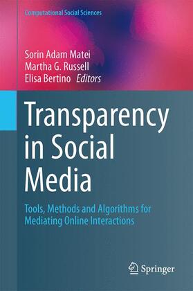 Matei / Bertino / Russell | Transparency in Social Media | Buch | 978-3-319-18551-4 | sack.de