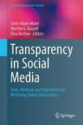 Matei / Bertino / Russell |  Transparency in Social Media | Buch |  Sack Fachmedien