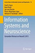 Davis / Riedl / Randolph |  Information Systems and Neuroscience | Buch |  Sack Fachmedien
