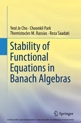 Cho / Park / Rassias | Stability of Functional Equations in Banach Algebras | E-Book | www.sack.de