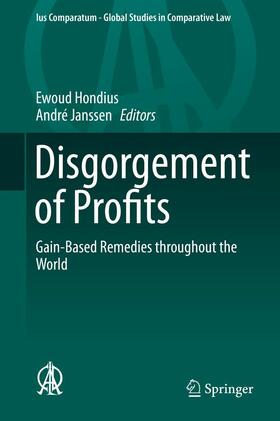 Hondius / Janssen | Disgorgement of Profits | E-Book | sack.de
