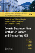 Dickopf / Gander / Halpern |  Domain Decomposition Methods in Science and Engineering XXII | eBook | Sack Fachmedien