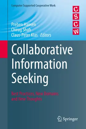 Hansen / Shah / Klas |  Collaborative Information Seeking | eBook | Sack Fachmedien