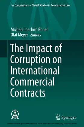 Bonell / Meyer | The Impact of Corruption on International Commercial Contracts | E-Book | sack.de