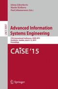 Zdravkovic / Johannesson / Kirikova |  Advanced Information Systems Engineering | Buch |  Sack Fachmedien
