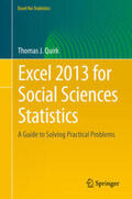 Quirk |  Excel 2013 for Social Sciences Statistics | eBook | Sack Fachmedien