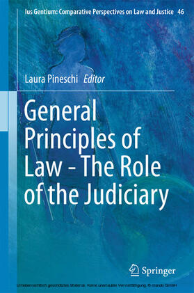 Pineschi | General Principles of Law - The Role of the Judiciary | E-Book | sack.de